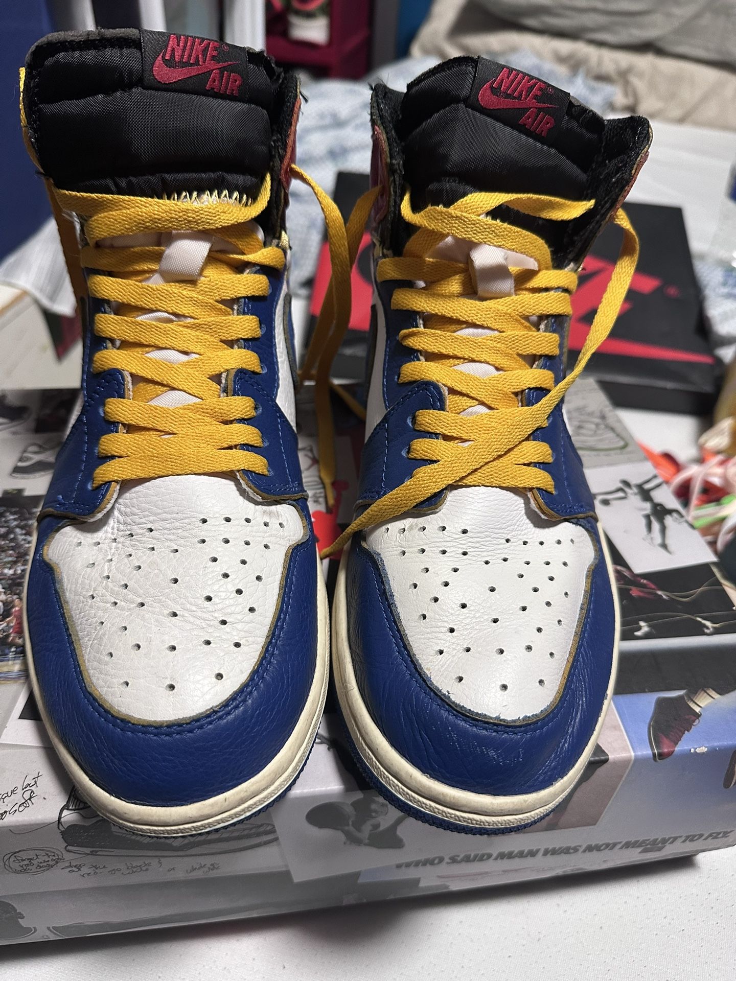 Union Air Jordan 1 Storm Blue Size 11 