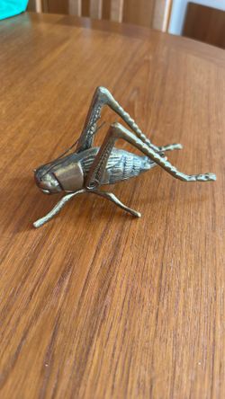 Vintage Solid Brass Cricket/Grasshopper