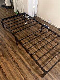 FRAME AND TWIN MATTRESS-free delivery