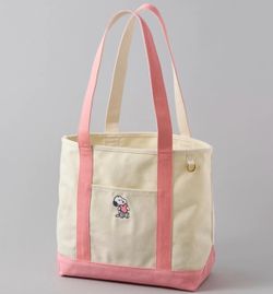 American Eagle peanuts snoopy valentines tote