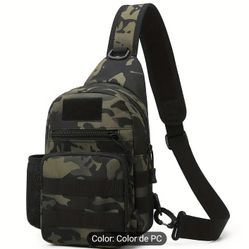Bandolera Para Hombre Mochila Viaje Cartera Bolso de Hombro Sling Chest Bag New