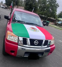 Mexico flag hood cover