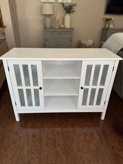 White Entertainment Cabinet