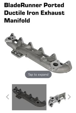 Blade runner Ported Ductile Iron Exhaust Manifold Dodge Diesel Truck 07.5-18 L6-6.7L