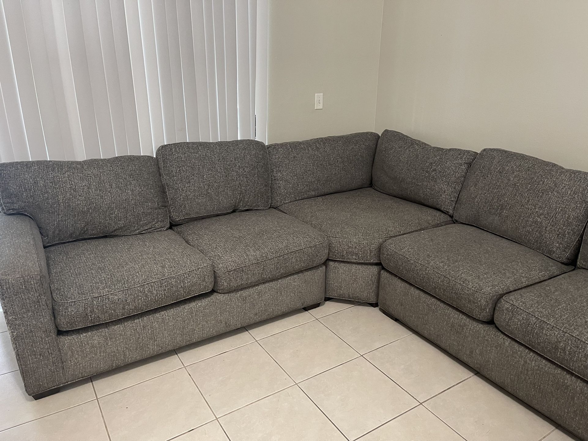 Large Grey Sectional (sits 10)
