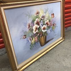 Very Large Flower Painting 