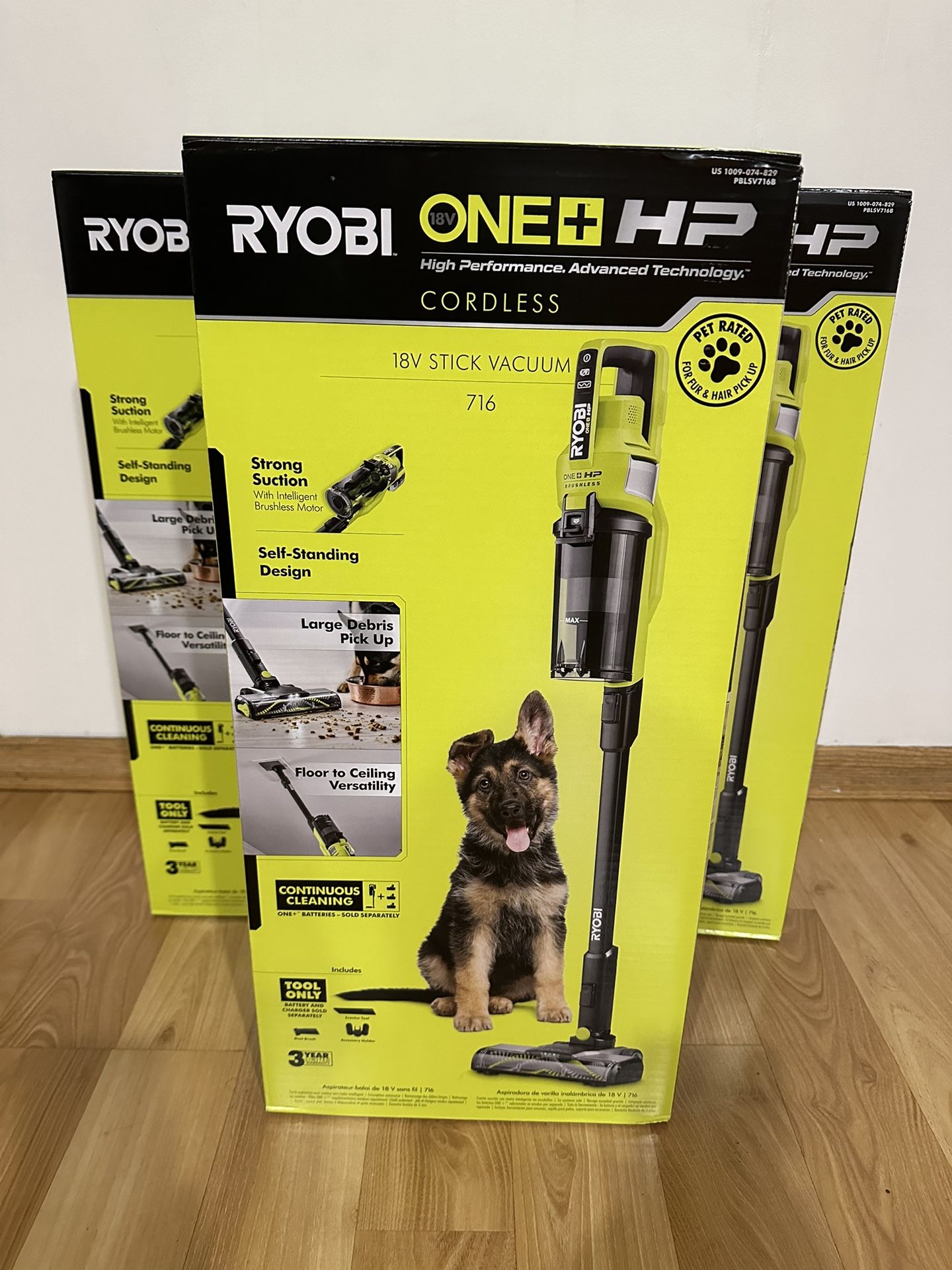 RYOBI ONE+ HP 18V Cordless Pet Stick Vacuum Cleaner (Tool Only)