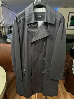 Hugo Boss Double-Breasted Trench Coat