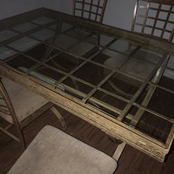 Glass table