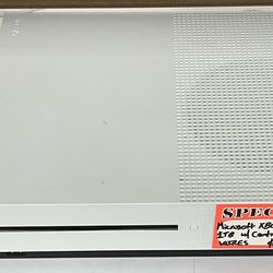 Microsoft XBOX ONE S 1TB W/ Controller & Wires