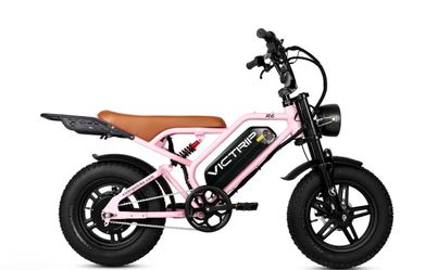 Pink E bike