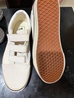 Brand New White Vans Sneakers – $55