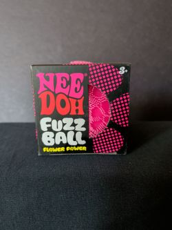 Nee Doh Fuzz Ball Flower Power Pink