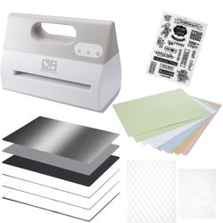Electric A4 Die Cutting & Embossing Machine for Arts & Crafts, Scrapbooking & Cardmaking,9” Opening (Grey)