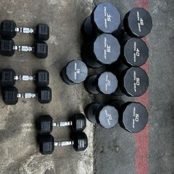 Iron Grip And Rogue Dumbbells 