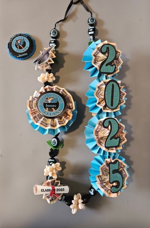 Graduation Lei's Customize It With Graduates Name Graduation