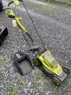 Ryobi Lawnmower and Edger