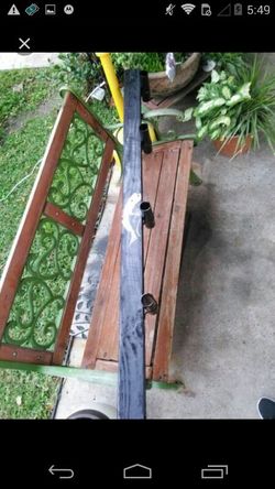 Fishing pole holder for truck