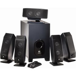 New Logitech X-540 5.1 Surround Sound Speaker System with Subwoofer