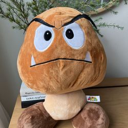 Large Super Mario 20" Goomba Plush! NWOT