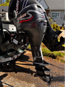 1998 Evinrude 9.9 HP Outboard  four stroke 25" Shaft