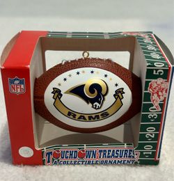 NFL St. Louis Rams Touchdown Treasures Collectible Ornament
