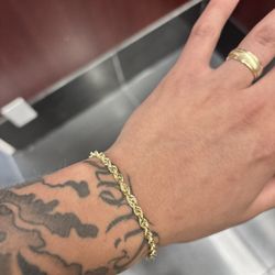 Gold Rope Bracelet