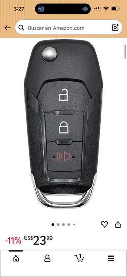 Replacement Key Fob 3 Button for Ford F-150 F-250 F-350 Explorer Ranger Bronco EcoSport N5F-A08TAA