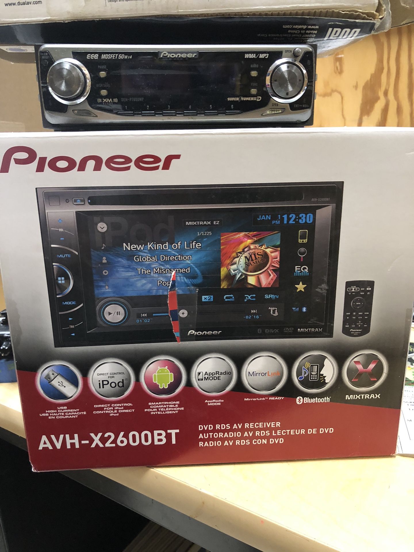 Pioneer Avg-x2600bt DVD Ed’s Av Receiver And Pioneer Req MOSFET Email MP3 Stereo Cd Player