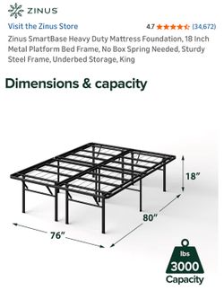 King bed frame