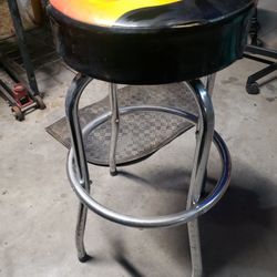 Flame Shop Stool