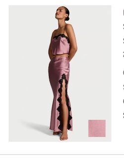 Victoria Secret Satin Skirt and Satin Top