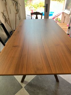 Stockholm Dining Table Walnut Veneer