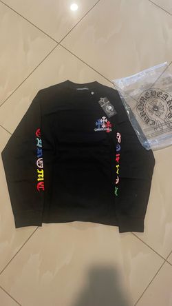 Chrome multicolor Black Long Sleeve Shirt