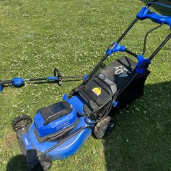 Lawn mower + Weed eater