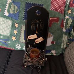 Brand New  Handmade Welcome friends With Battery Operated Candle