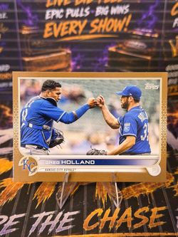 2022 Topps Greg Holland #52 Gold /2022 0617/2022 Kansas City Royals