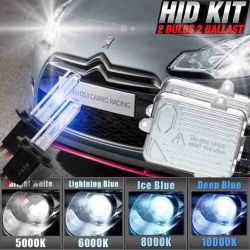 Led headlight bulb kit - hid conversion lights kit- ballast bulbs - any headlight bulb size - honda cbr to mazda cx3 miata to chevy Silverado luces