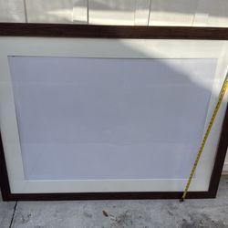 Frame and mat