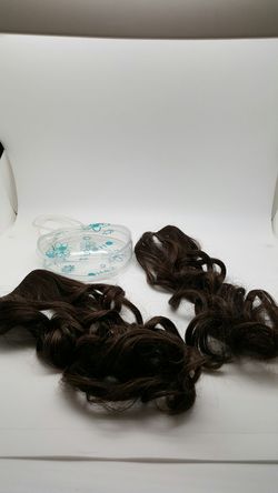 Soho dark brown wavy hair extensions