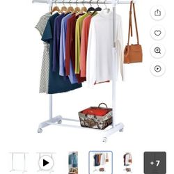 Two Sets Of Clothes Rack 
