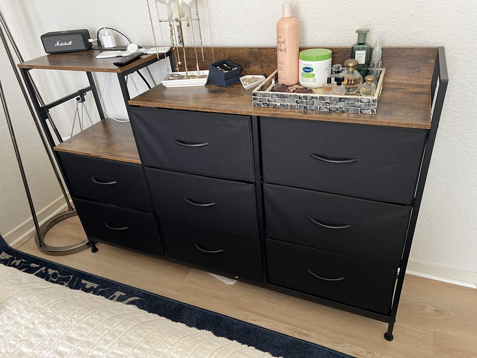 8 Drawer Dresser W/Power Strip