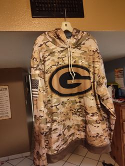 2XL Lightweight Green Bay Packers Camouflage Hoodie Brand New