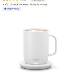 Brand New Never Used    Ember Mug² Temperature Control Smart Mug 14oz White