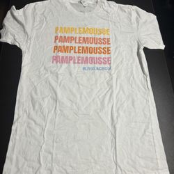 Pamplemousse La Croix T Shirt Size Medium White #livelacroix 100% Cotton