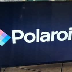 Polaroid TV/monitor, 36” x 20”