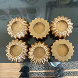 6 Tea Light Candle holders