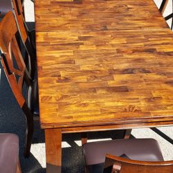 Dining Room Table and  8 Chairs