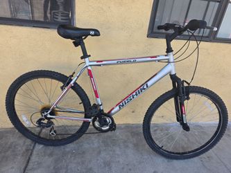 Nishiki Pueblo Mountain Bike – 26” Wheels, 21-Speed, Front Suspension, Frame 20in, Steel  and Good Condition