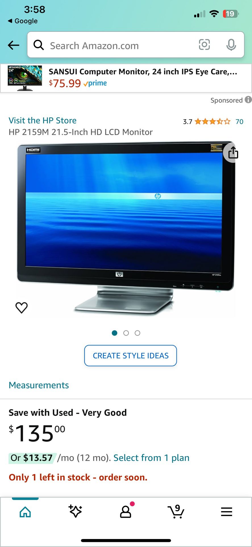 HP Monitor 